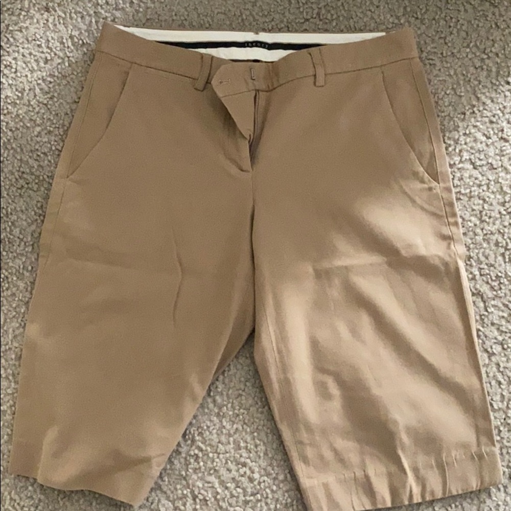 Theory Tan Shorts